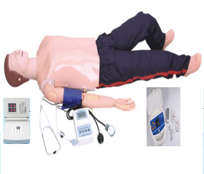 高級全自動(dòng)電腦心肺復蘇模擬人(CPR,模擬除顫與血